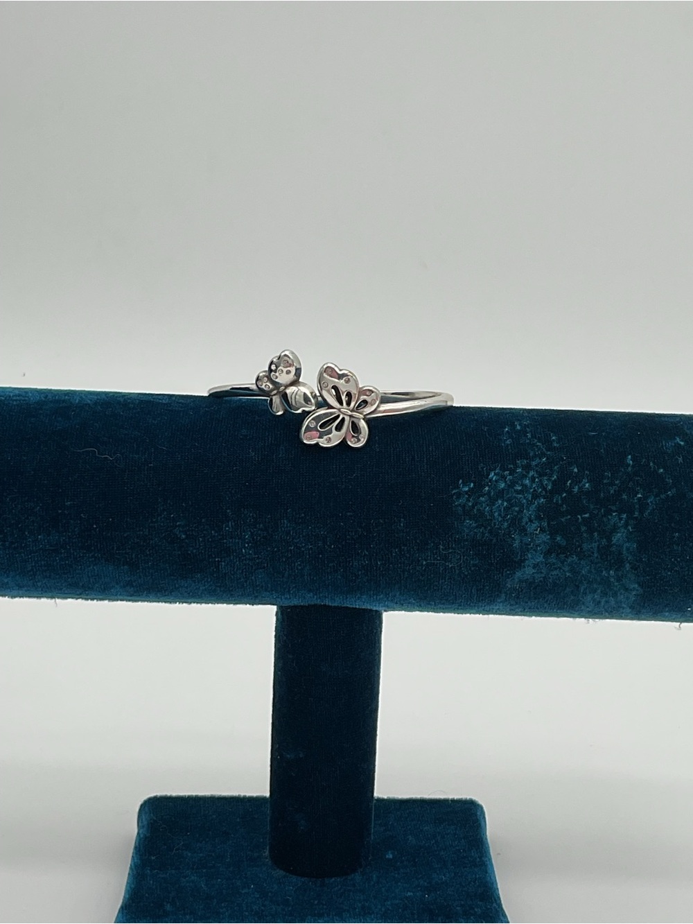 Brighton Silver Butterfly Hinged Bracelet
